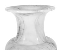A Large Turned Marble Floor Vase