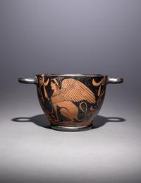 A Lucanian Red-Figured Skyphos