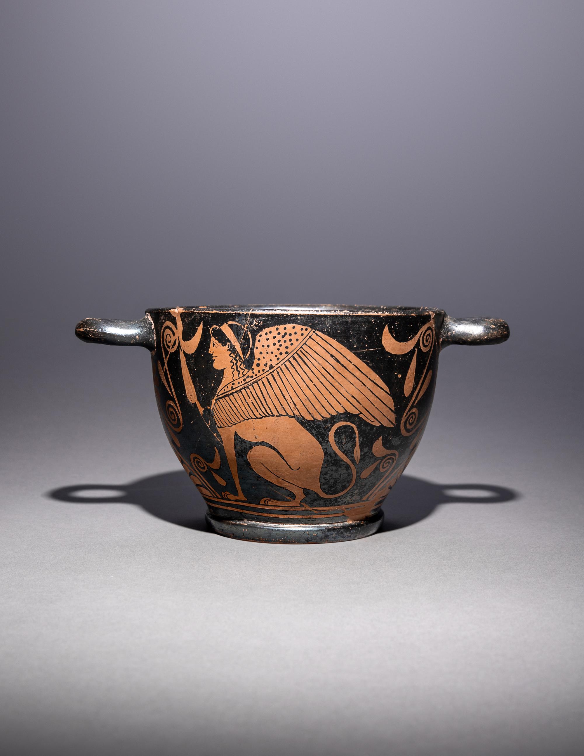 A Lucanian Red-Figured Skyphos