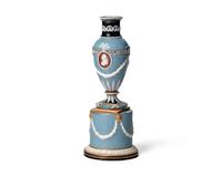 A Wedgwood Neoclassical Parcel-Gilt Urn
