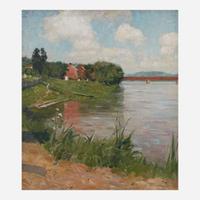 William Langson Lathrop (American, 1859–1938) The Covered Bridge