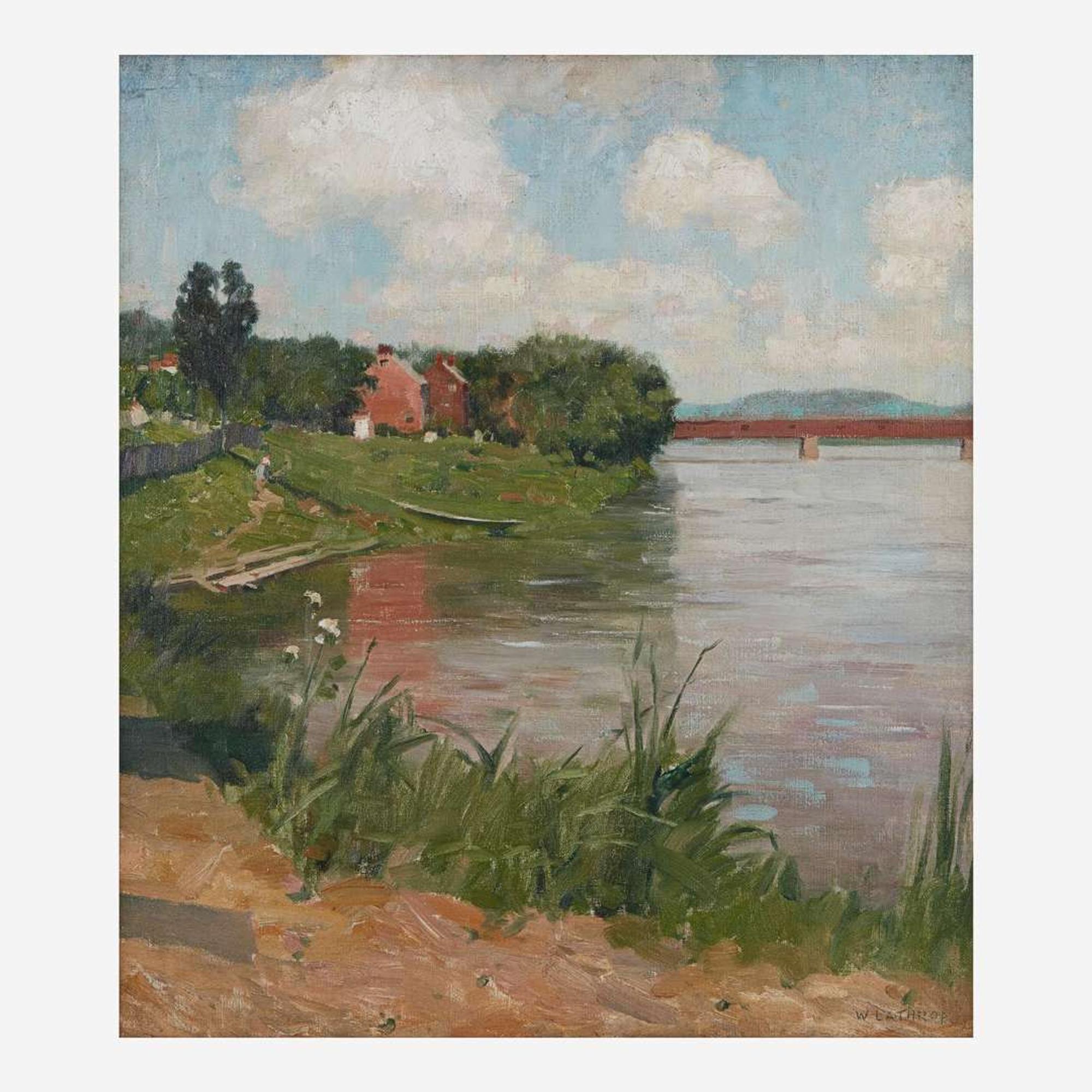 William Langson Lathrop (American, 1859–1938) The Covered Bridge
