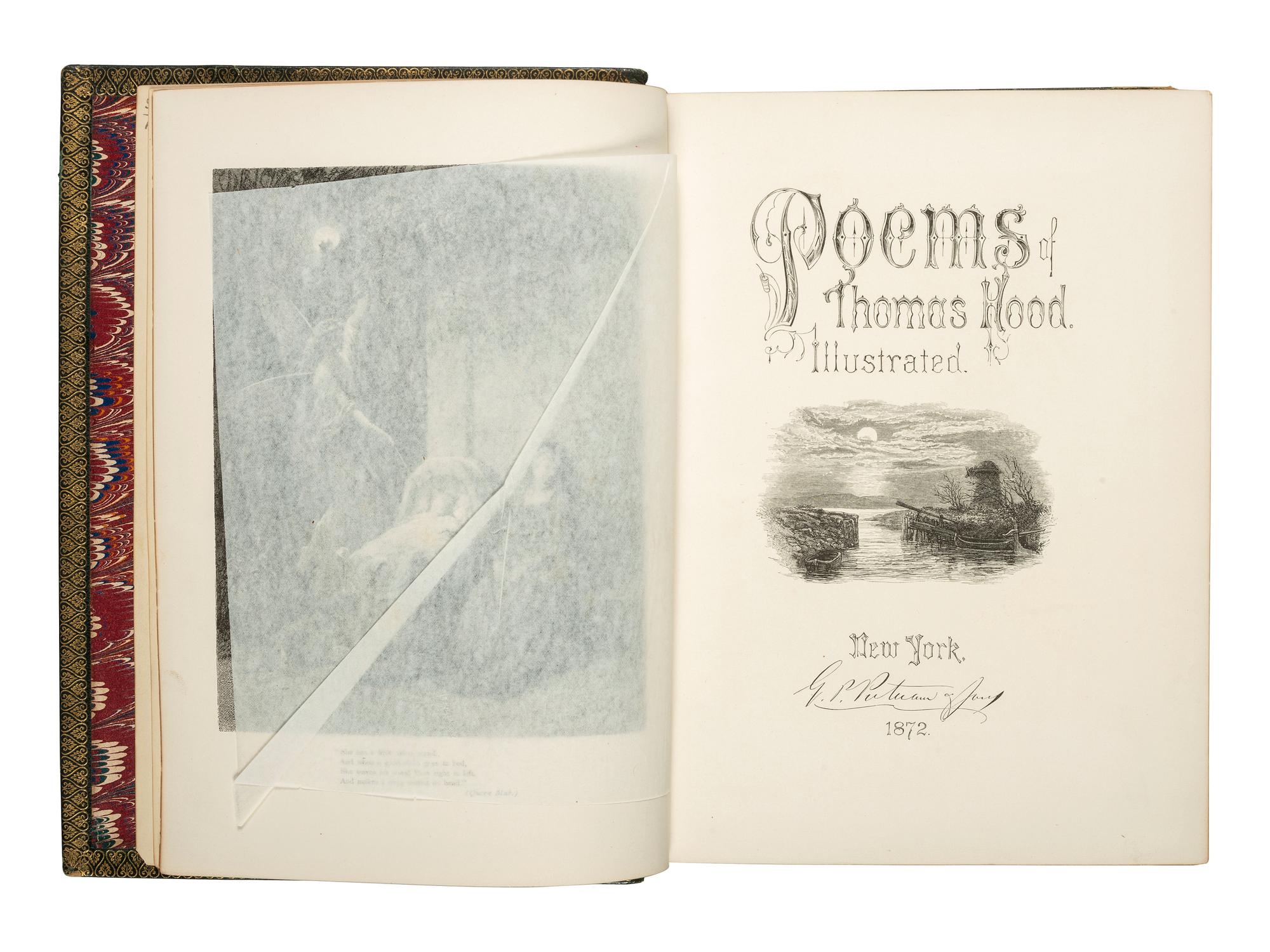 [LINCOLN, Mary Todd (1818-1882), her copy]. HOOD, Thomas (1799-1845). Poems of Thomas Hood . New York: G.P. Putnam and Son, 1872.