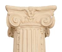 A Pair of Monumental Plaster Corinthian Columns