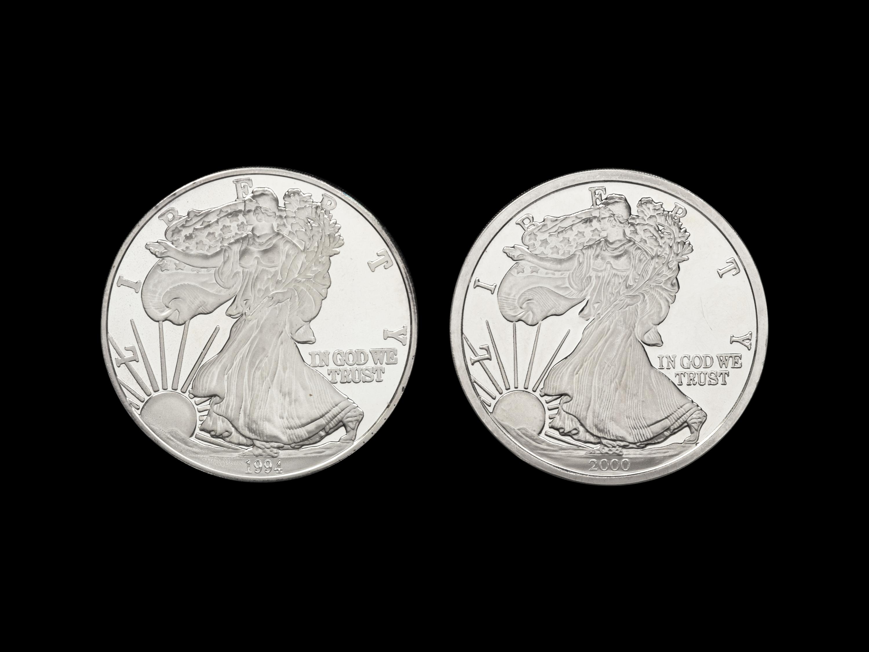 [PRIVATE ISSUE] Two 1-Pound Silver Rounds
