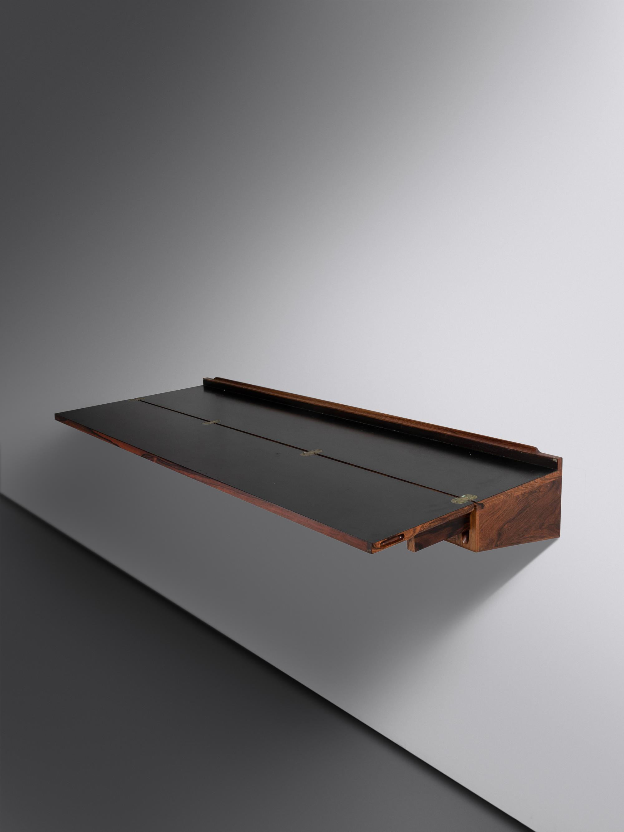 Wall-Mounted Flip-Top Console Denmark, c. 1960