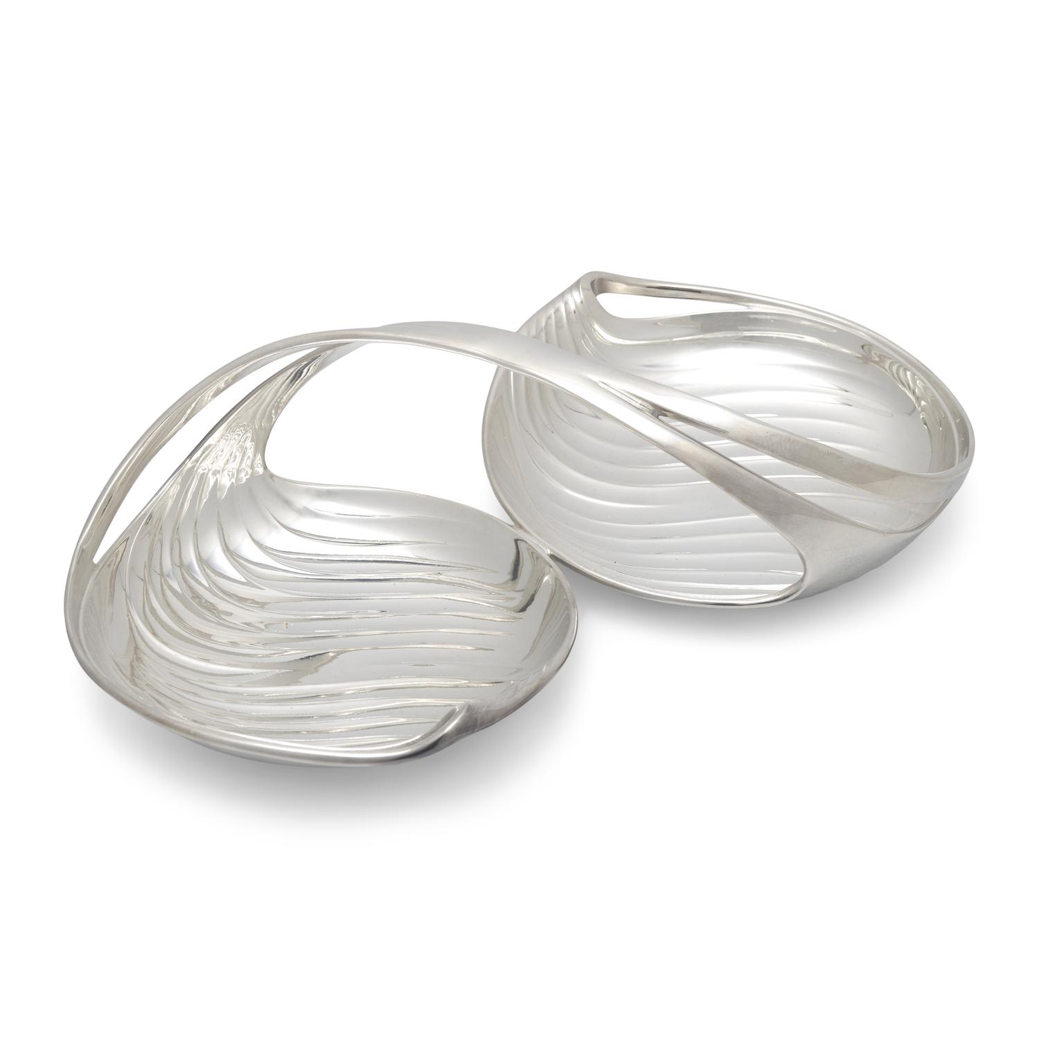 A Christofle Silver-Plate Nut Dish