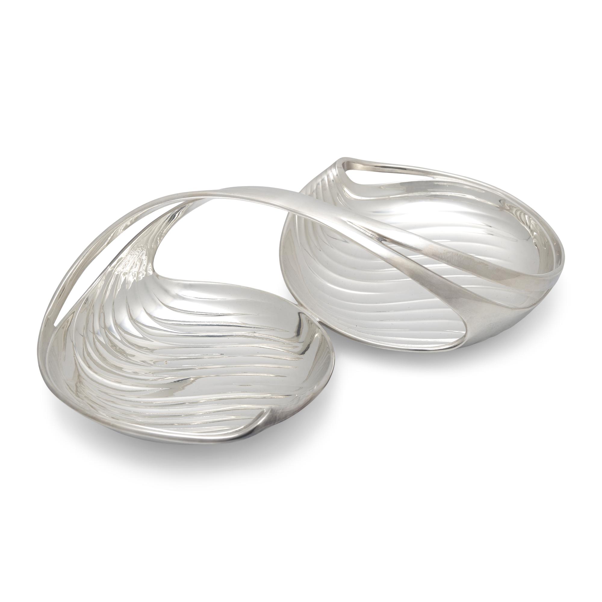 A Christofle Silver-Plate Nut Dish