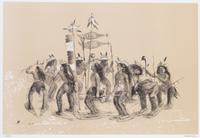 CATLIN, GEORGE, after. Four reproduction sepia-toned prints from The North American Indian Portfolio, 1848.