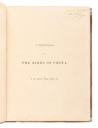 [GOULD, John, his copy]. GRAY, George Robert (1808-1872). A Fasciculus of the Birds of China . [London: privately printed, 1871.]