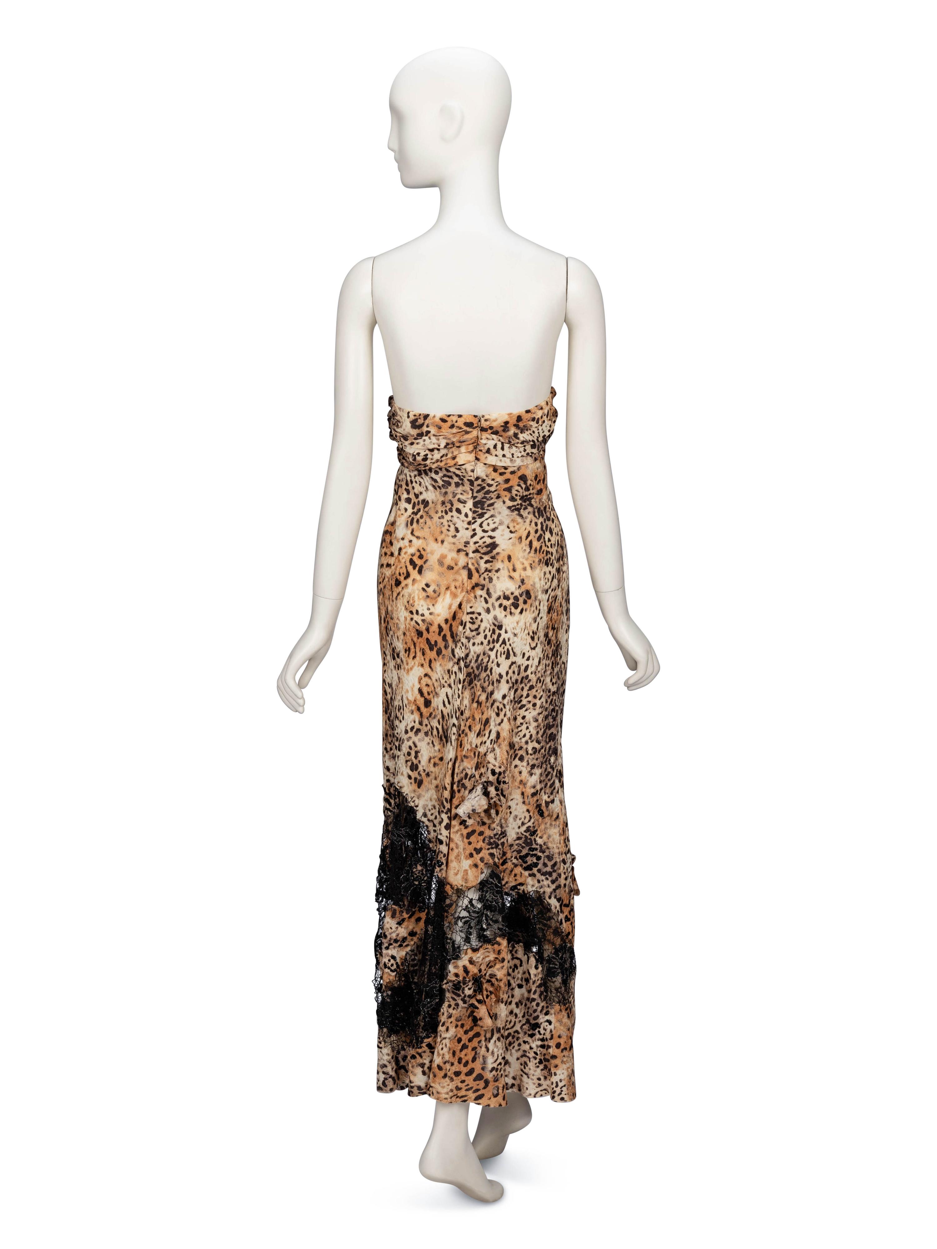 Carven Haute Couture, Cheetah Print Evening Gown & Wrap