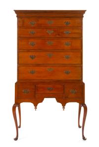 A Queen Anne Maple Highboy