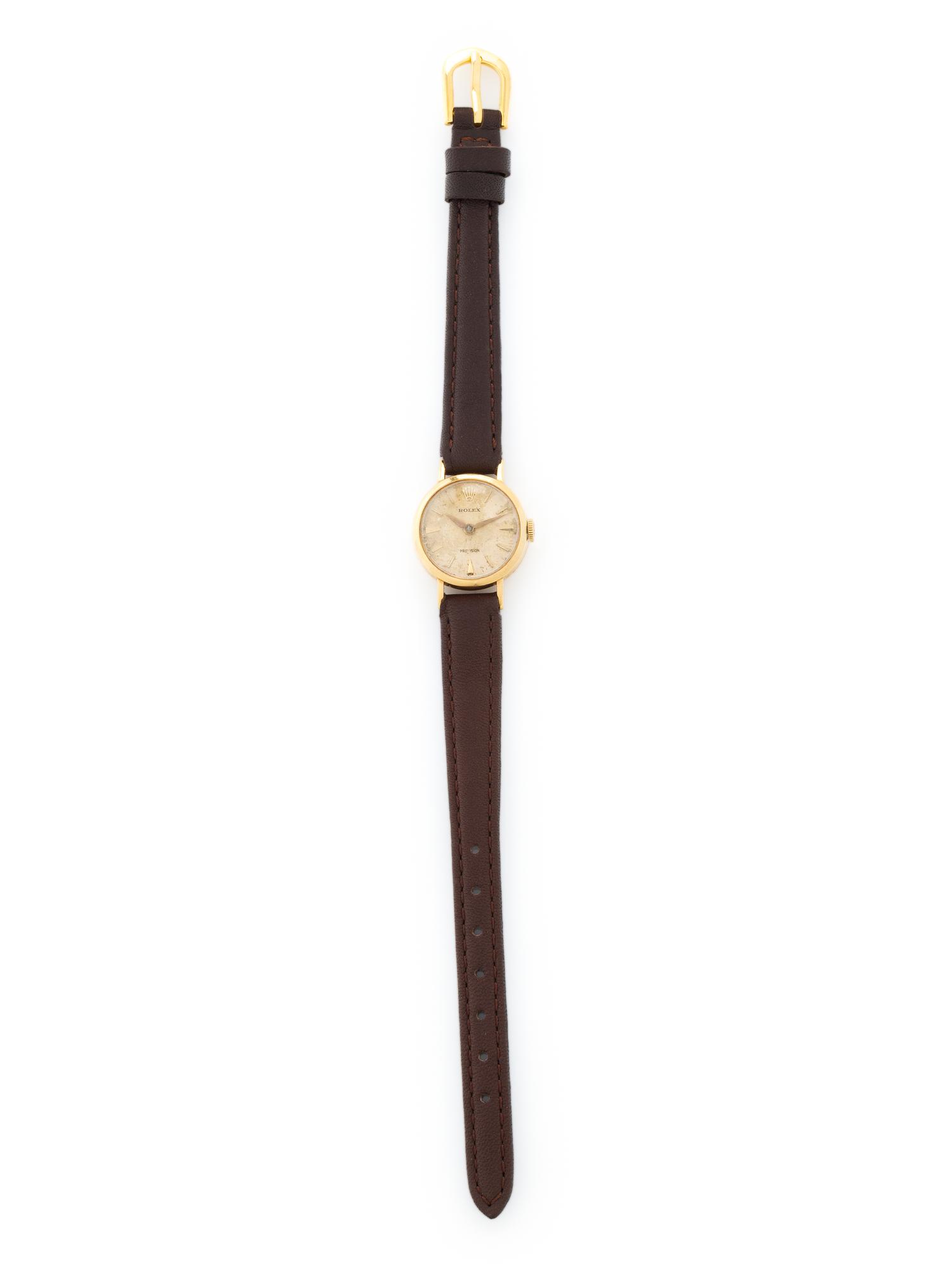 ROLEX, REF. 9488 18K YELLOW GOLD VINTAGE 'PRECISION' WATCH