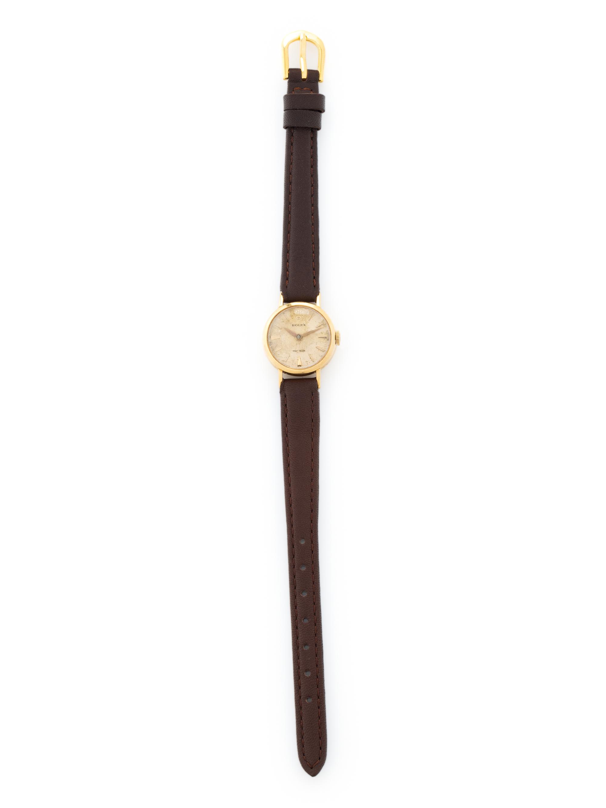 ROLEX, REF. 9488 18K YELLOW GOLD VINTAGE 'PRECISION' WATCH