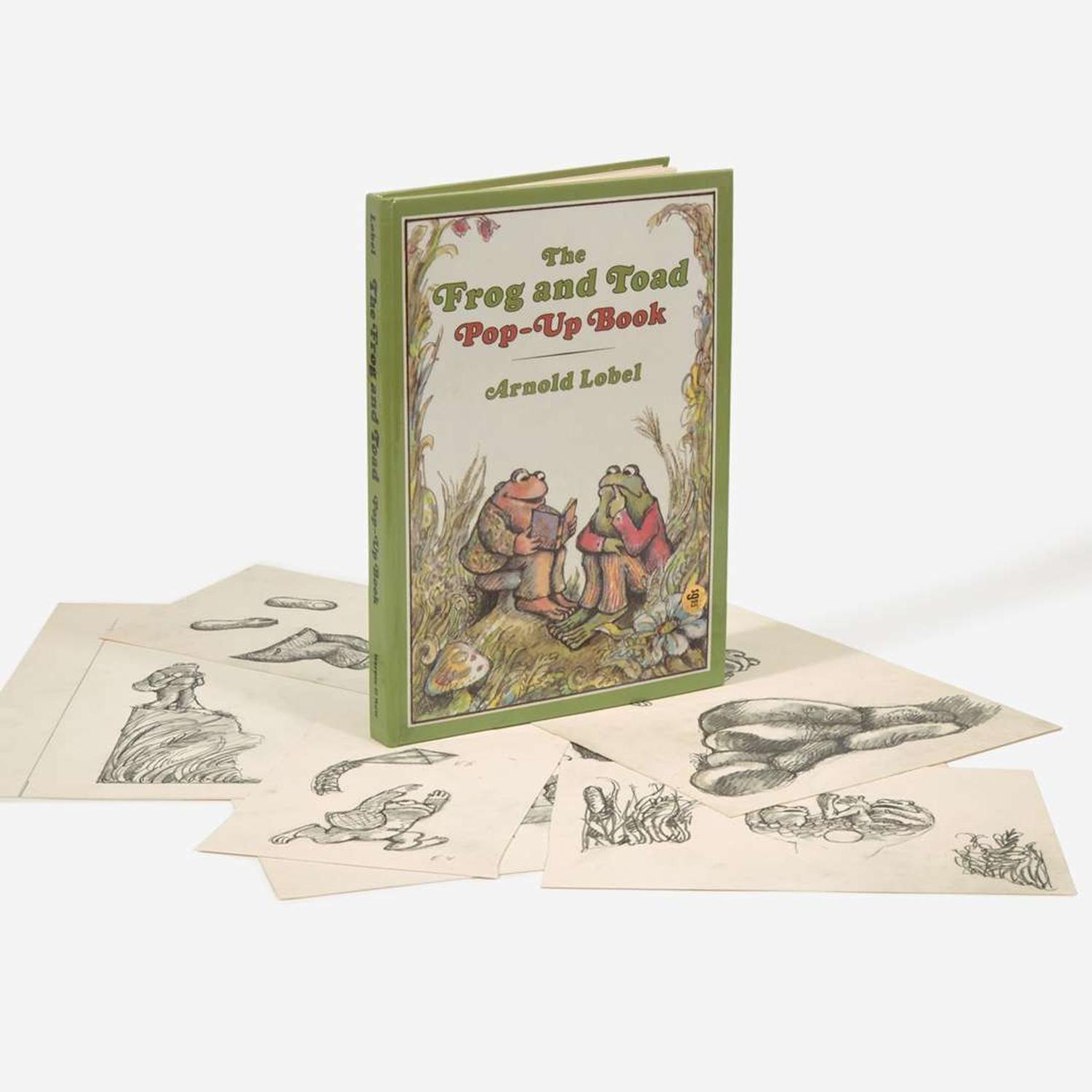 [Children's & Illustrated] Lobel, Arnold Sketches for The Frog and Toad Pop-Up Book