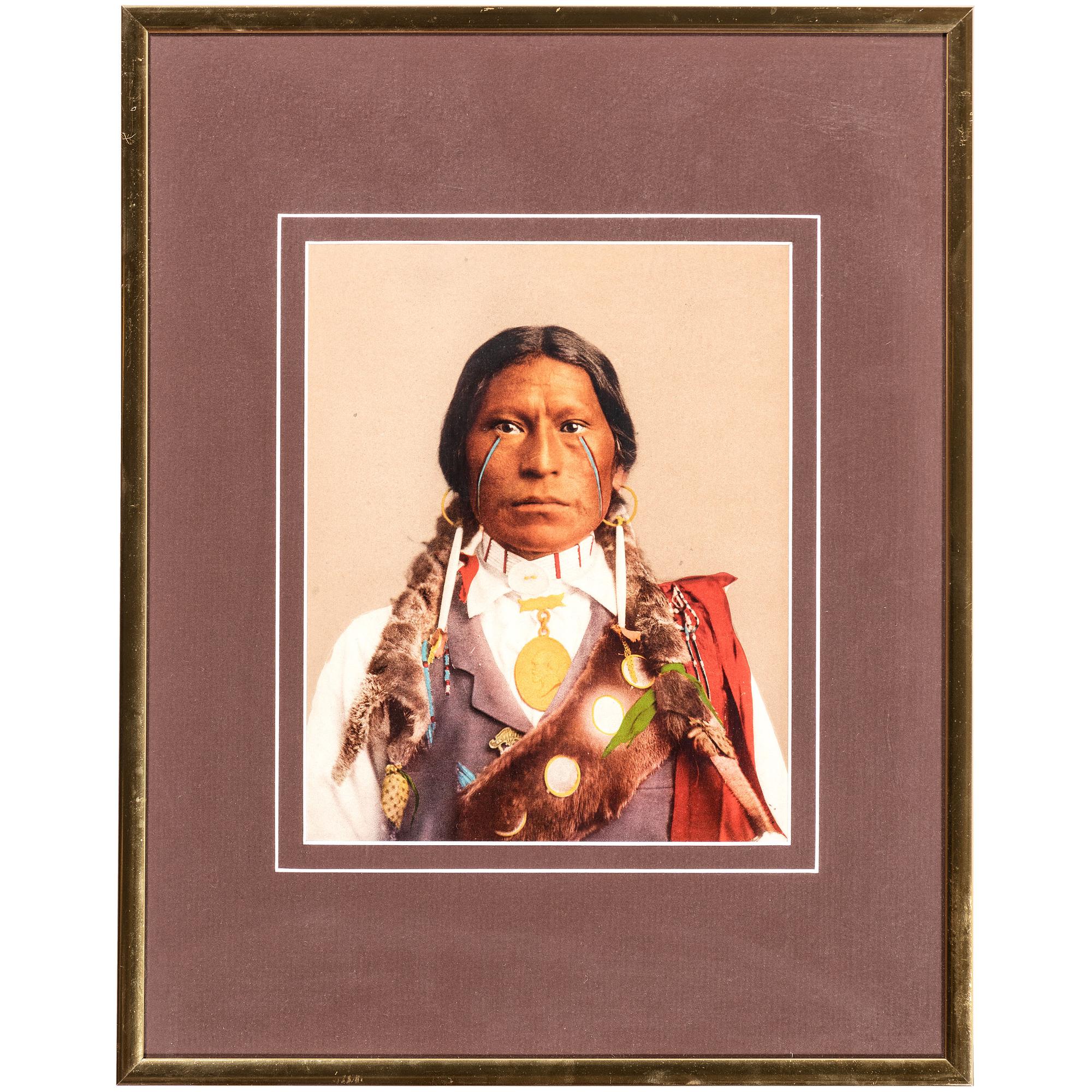 [NATIVE AMERICANS]. A group of 21 prints and photographs of Native American subjects, incl. examples by L.A. Huffman and Detroit Photographic Co.