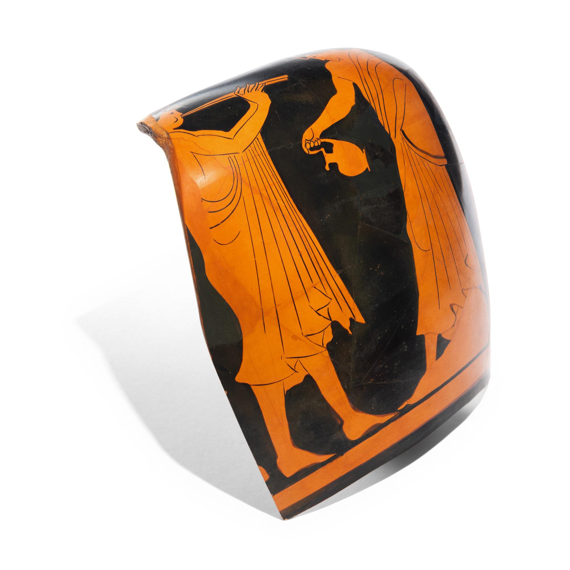 An Attic Red-Figured Column-Krater Fragment