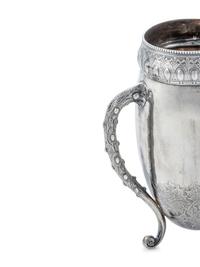 An American Silver Three-Handled Vase