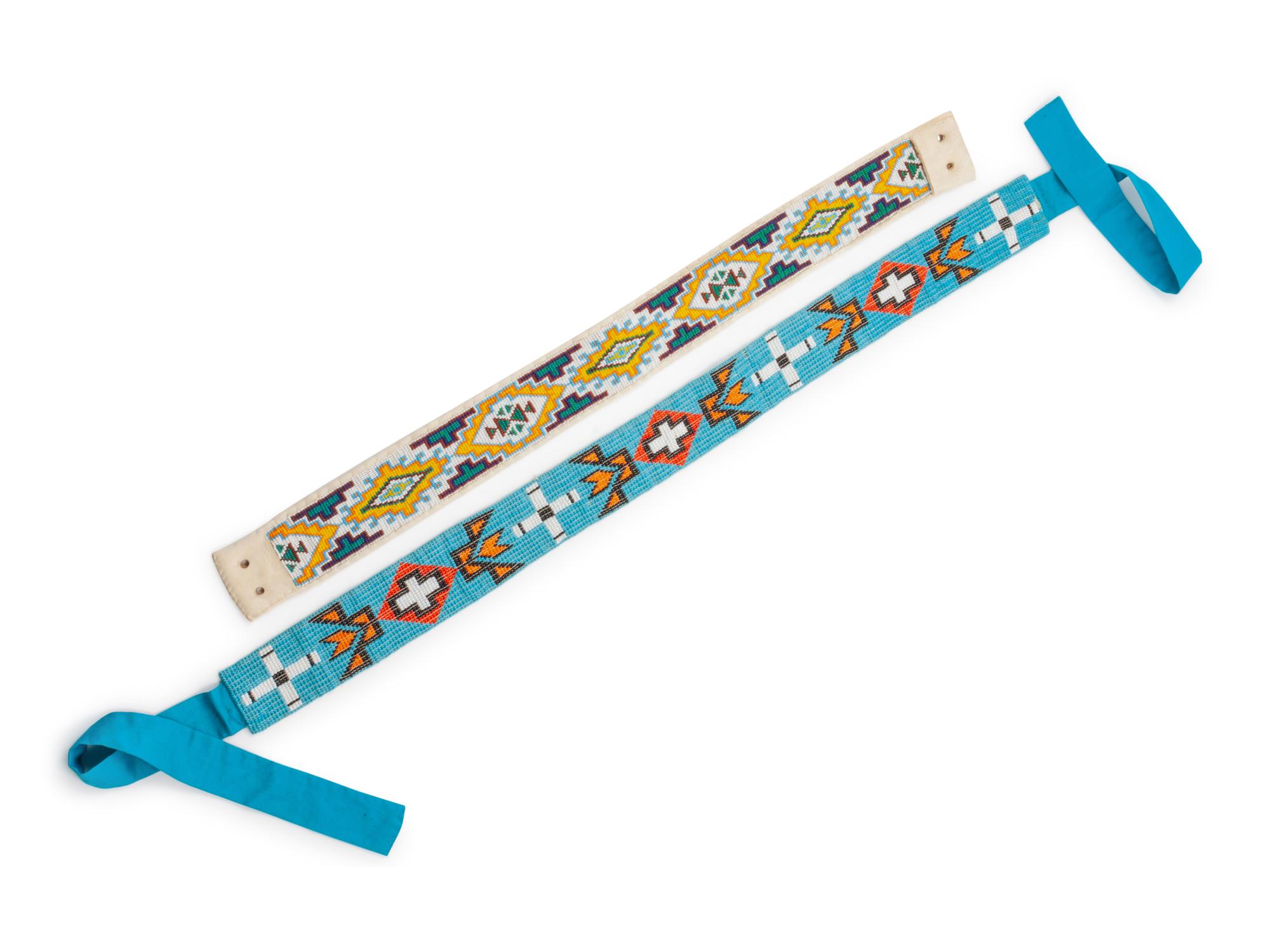 Two Loom Beaded Belts