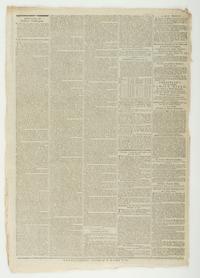 [WASHINGTON, George (1732-1799)]. The Northampton Mercury . Vol. LXXVII, No. 38. Northampton: T. Dicey & Co, 19 November 1796.