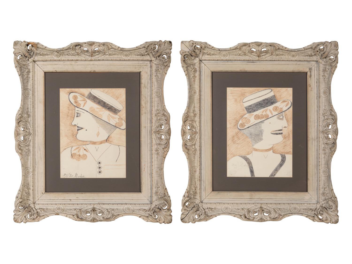 Personality and Personality (a pair of portraits)