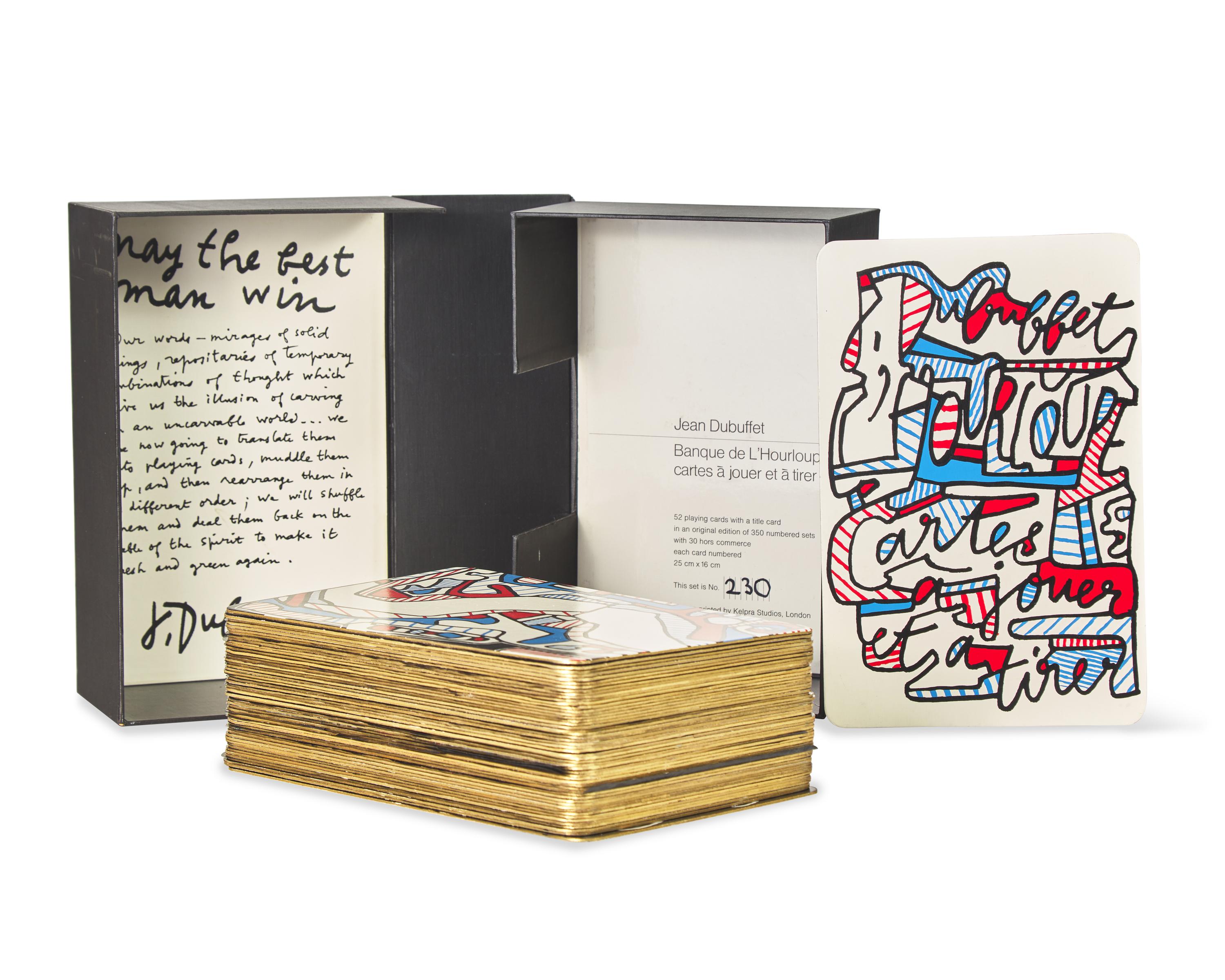 [Art] Dubuffet, Jean. Banque de L'Hourloupe cartes a jouer et a tirer