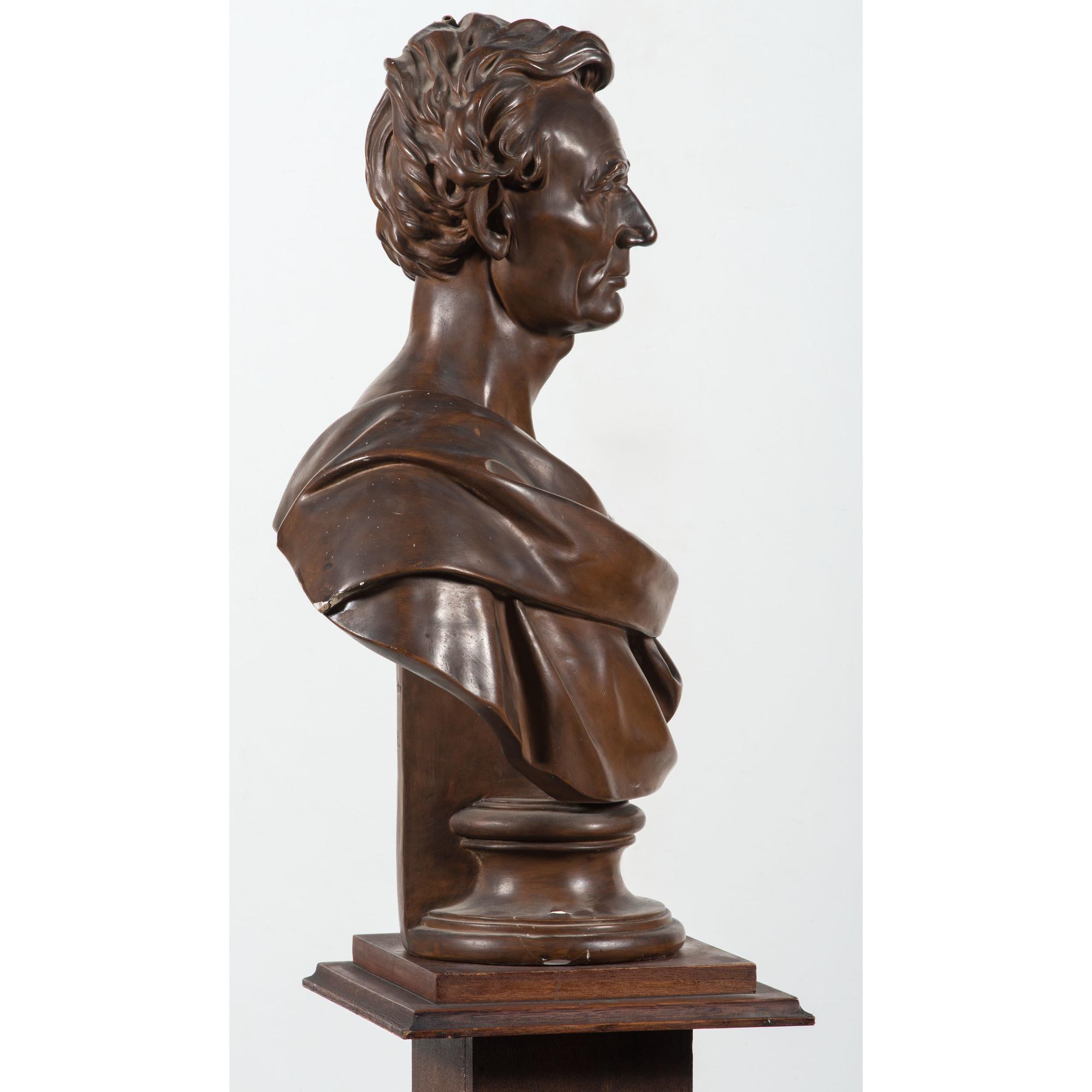Abraham Lincoln Plaster Bust by Volk