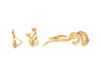 YELLOW GOLD AND CITRINE SET