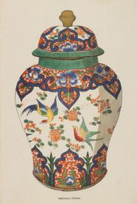 A Set of Six Framed Prints of Chinese Porcelain Vases