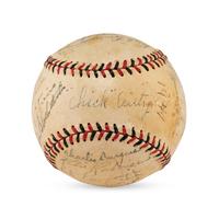 A 1941 Savannah Indians Team Signed Autograph Baseball