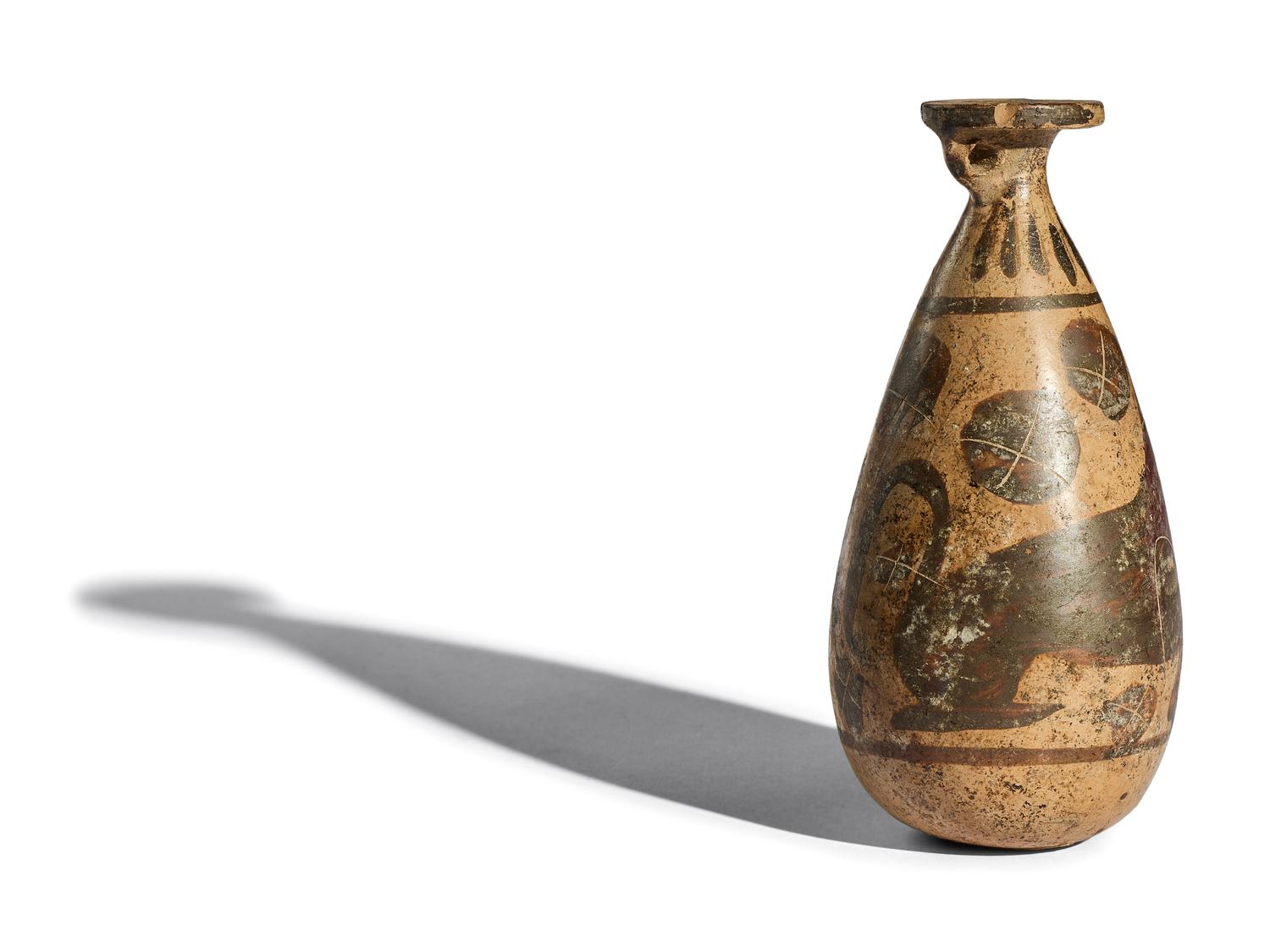 A Corinthian Black-figured Alabastron