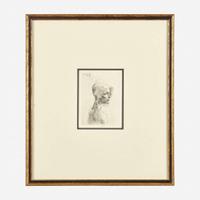 Pablo Picasso (Spanish, 1881-1973) Buste d'Homme (Plate IV from La Suite des Saltimbanques)