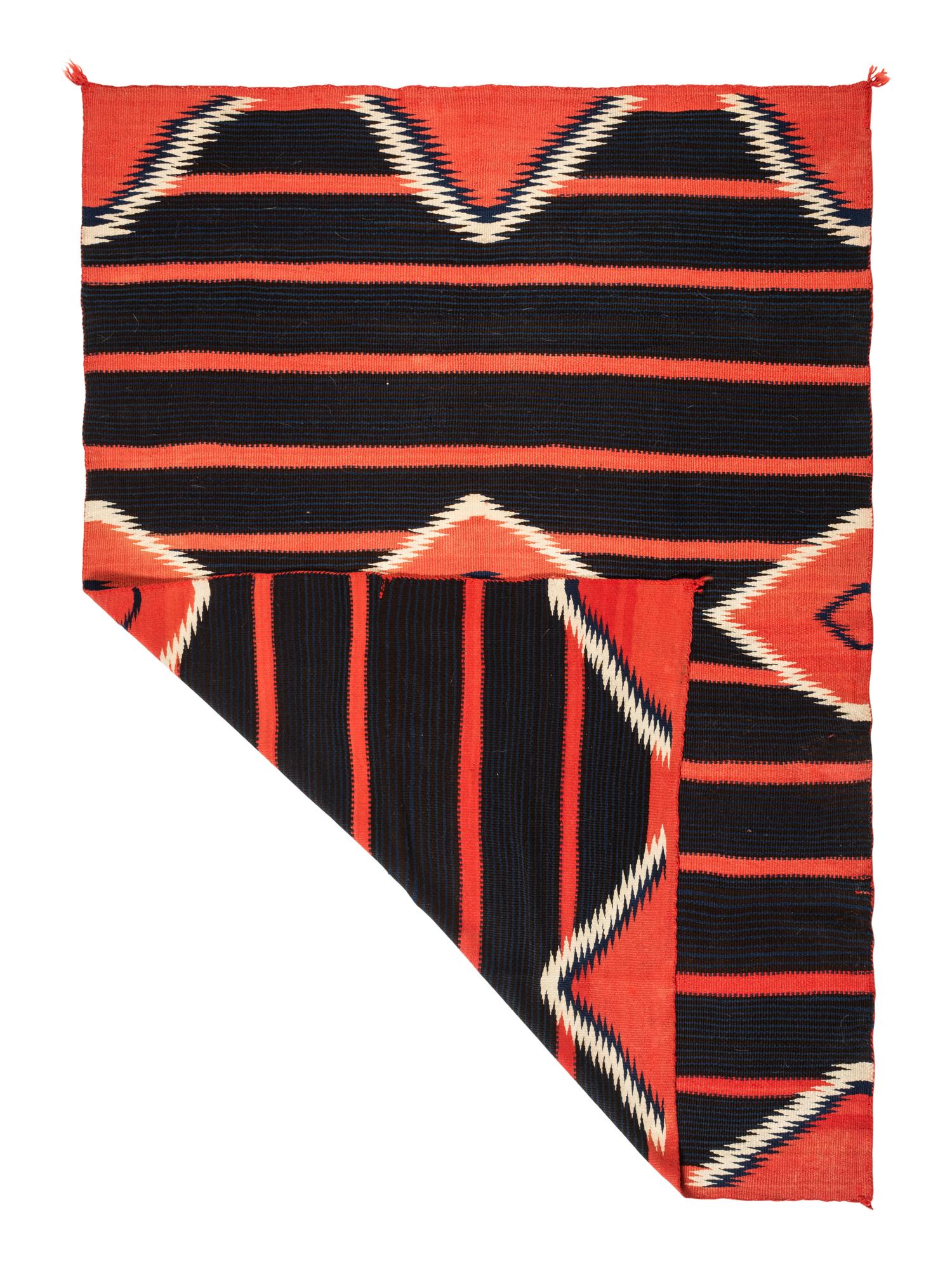 Navajo Late Classic Moki Pattern Serape