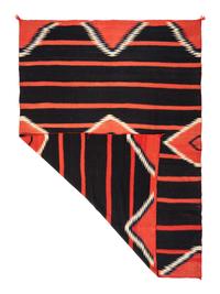Navajo Late Classic Moki Pattern Serape