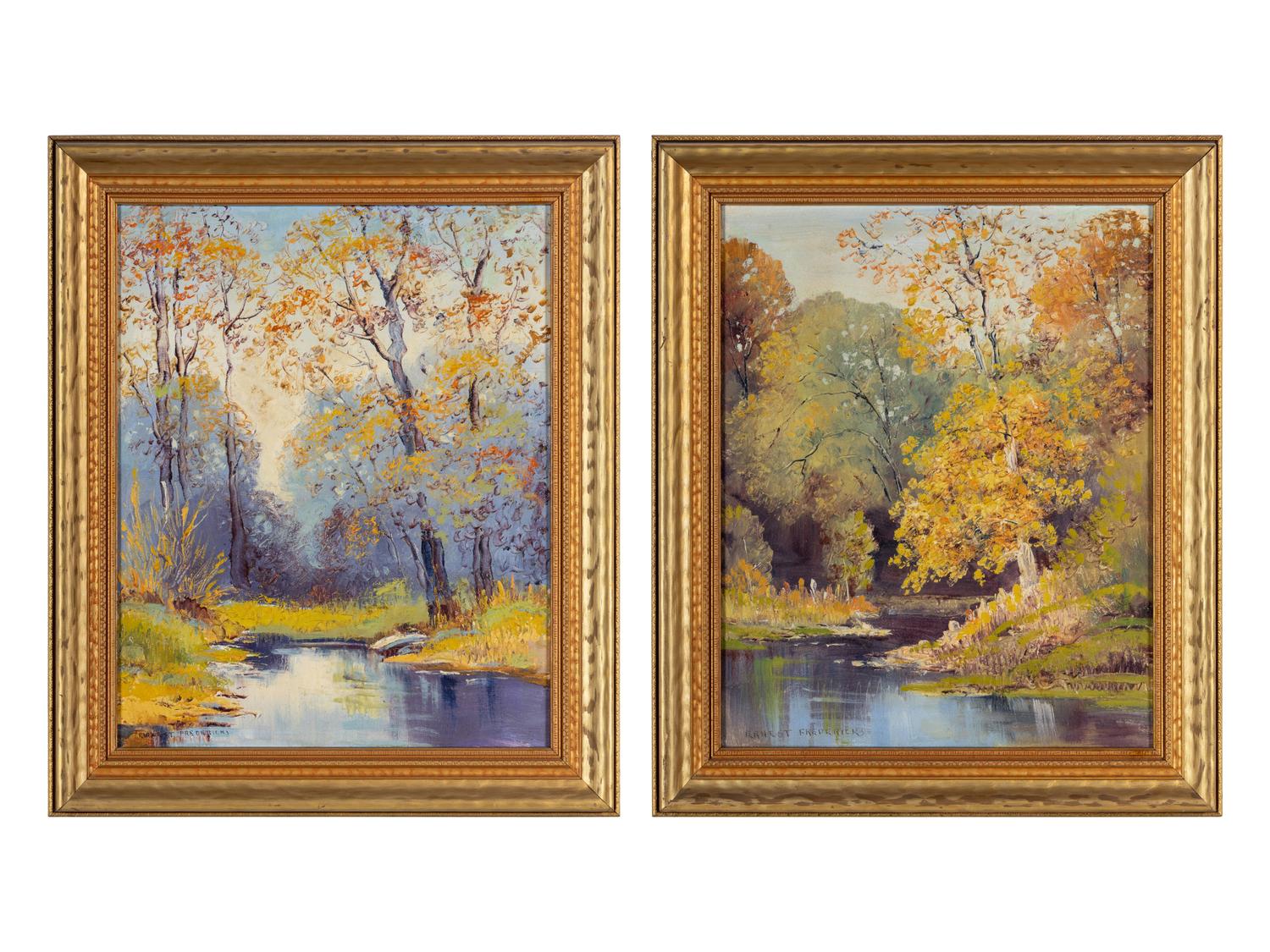 A Pair of Works including Berns Wood and Camp Berns