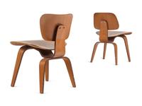 Pair of DCW Chairs, c. 1950 Zeeland, Michigan