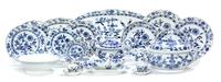 A Meissen Porcelain Dinner Service Length of largest 21 3/4 inches. — 19TH/20TH CENTURY
