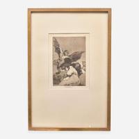 Francisco Goya (Spanish, 1746–1828) Que se la Llevaron (Plate 8 from 'Los Caprichos'); together with 5 other works