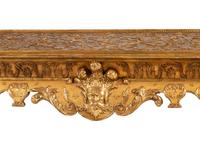 A Pair of Louis XV Style Giltwood Console Tables