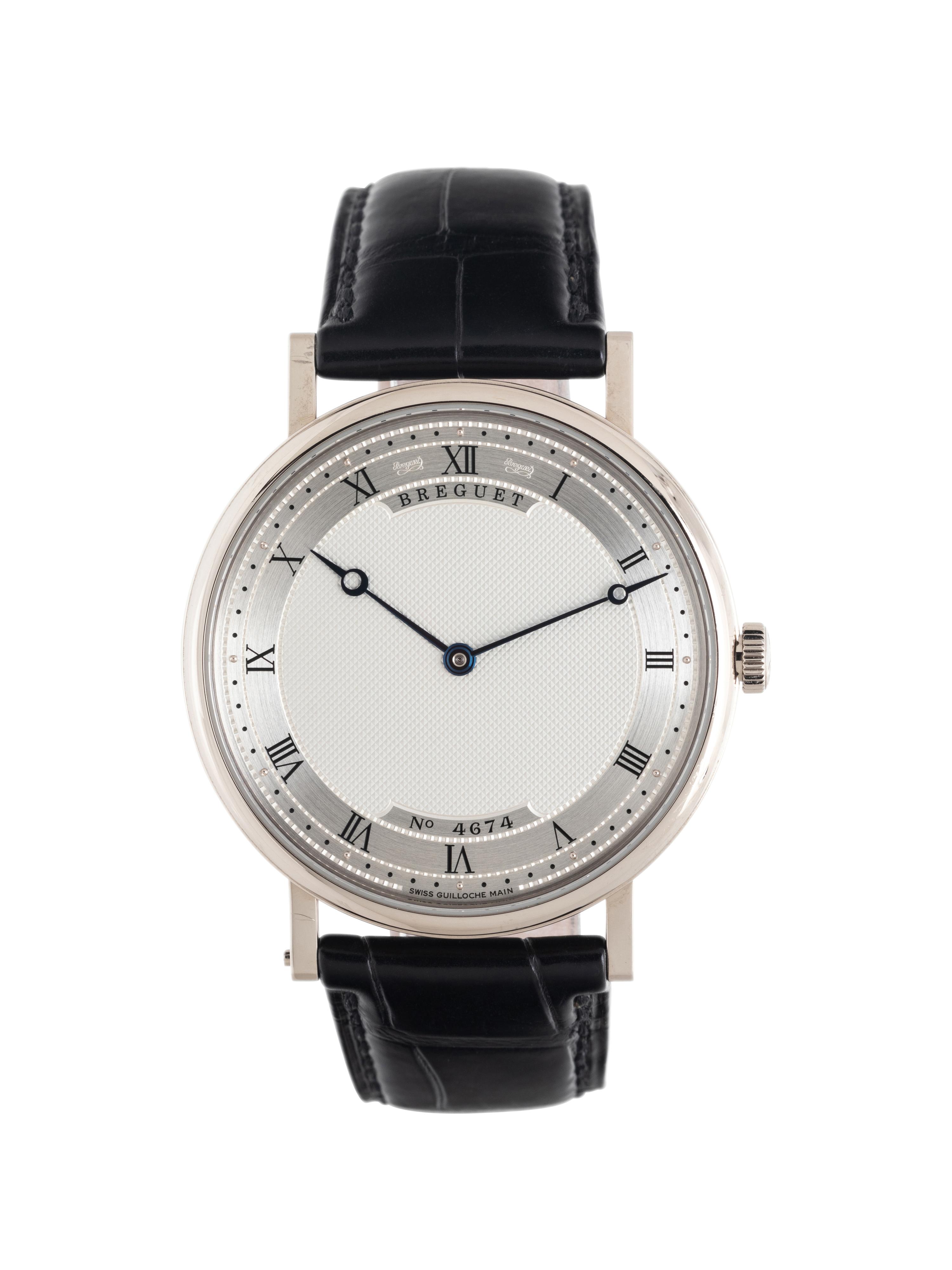 BREGUET, REF. 5157 18K WHITE GOLD WATCH
