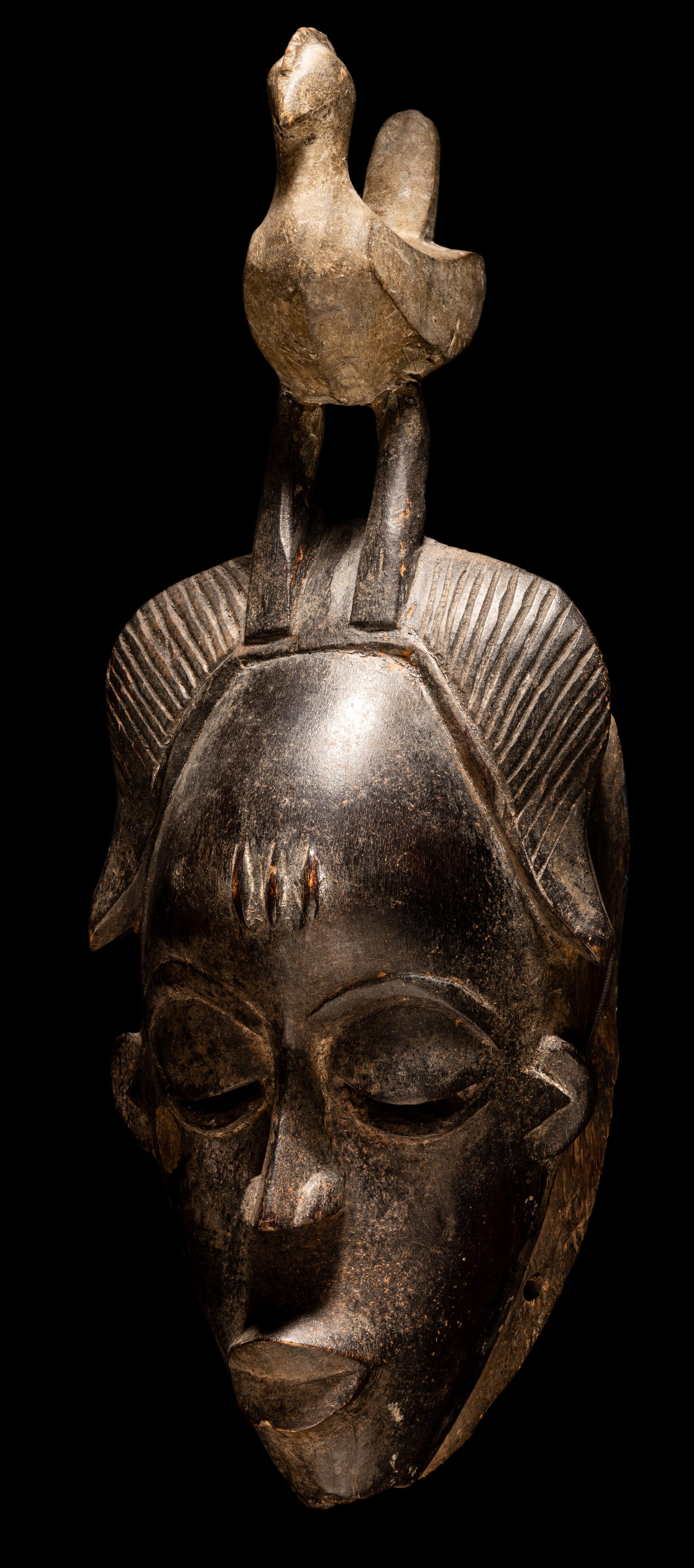 Three Yaure Wood Masks