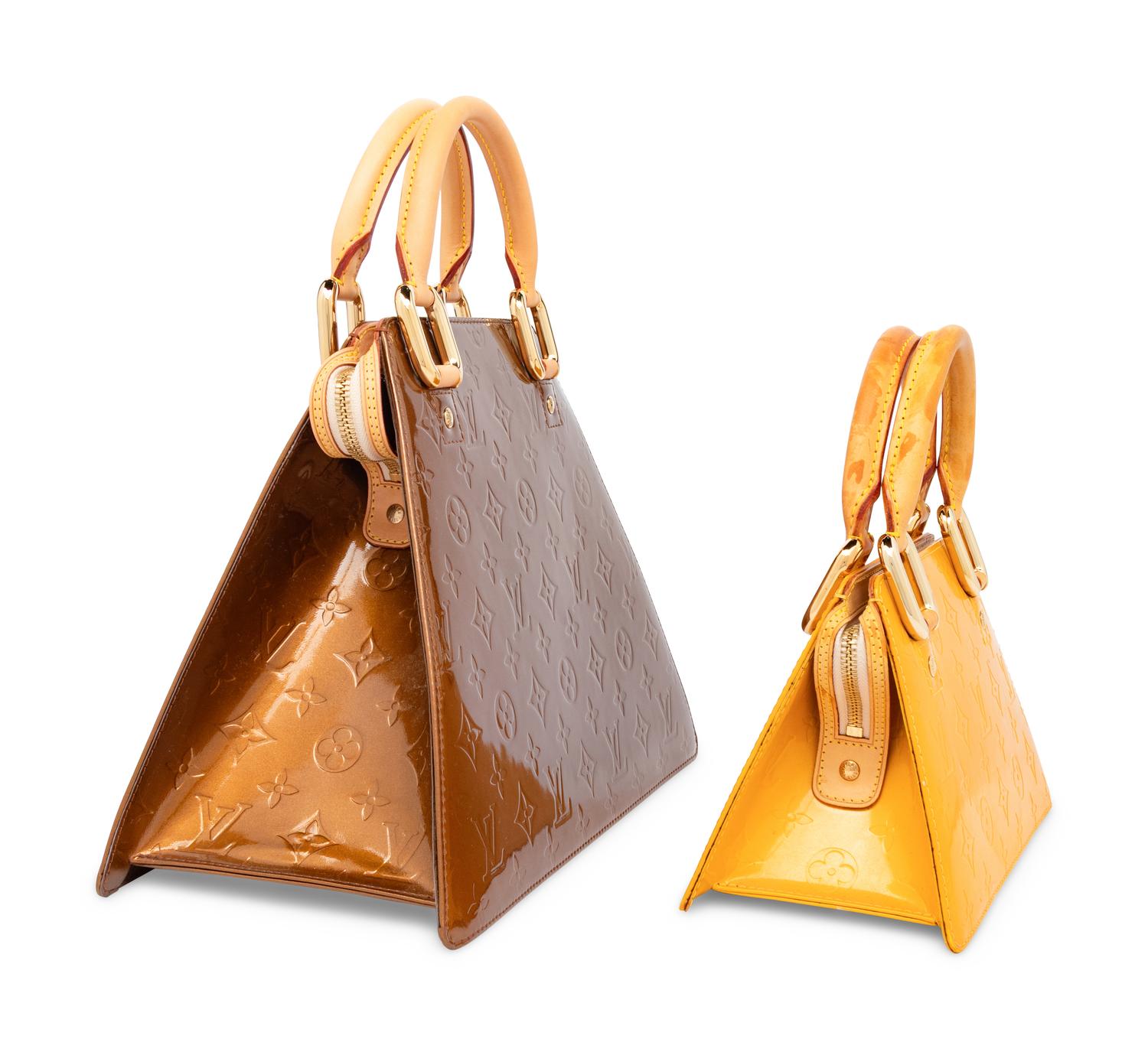 Louis Vuitton, Two Patent Empreinte Monogram Forsyth Bags