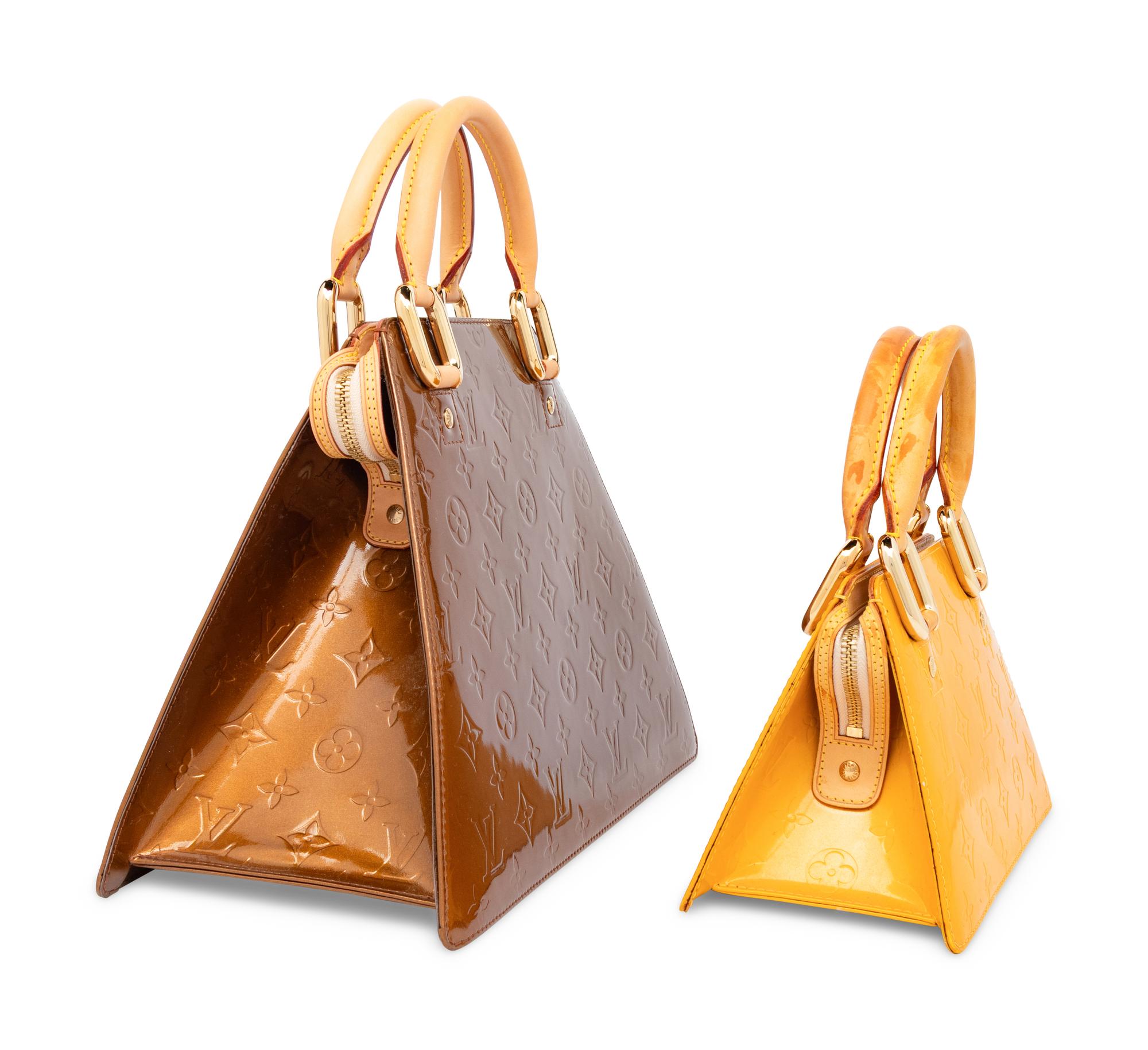 Louis Vuitton, Two Patent Empreinte Monogram Forsyth Bags