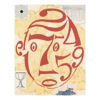 Donald Baechler (American, 1956-2022) — Arithmetic Head, 1993
