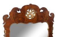 A George II Parcel-Gilt Mahogany Mirror