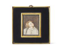 James Hargreaves (English, 1720-1778), A Portrait of a Sleeping Child