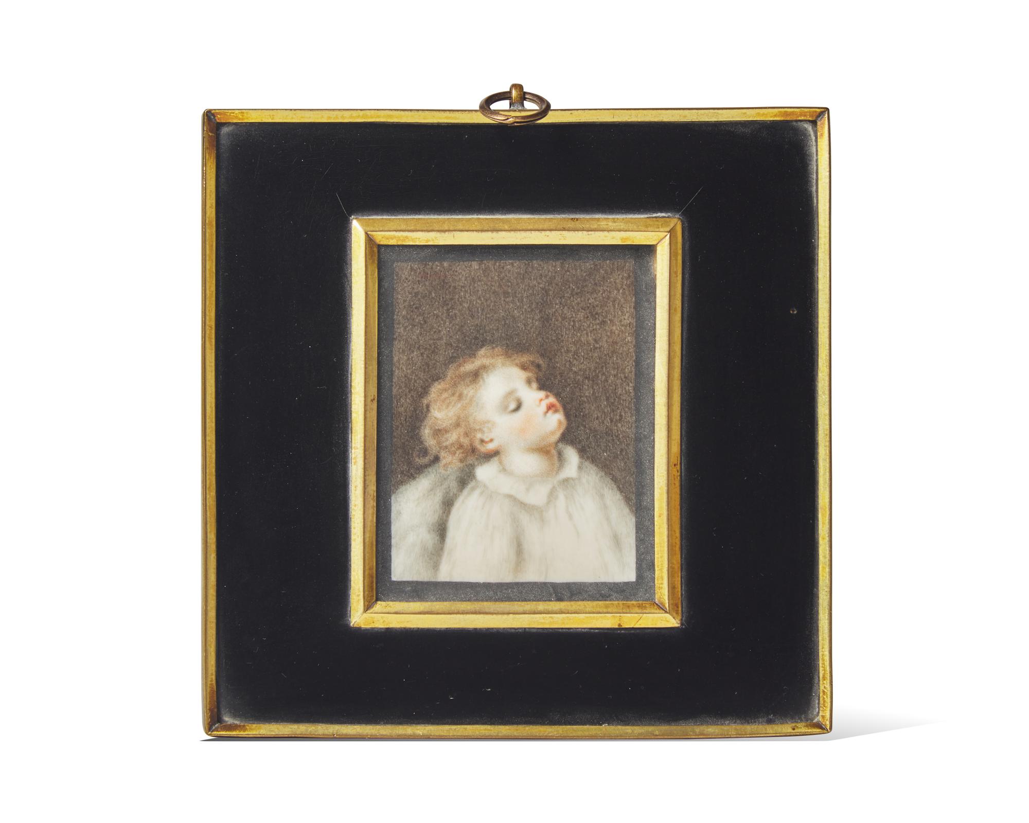 James Hargreaves (English, 1720-1778), A Portrait of a Sleeping Child