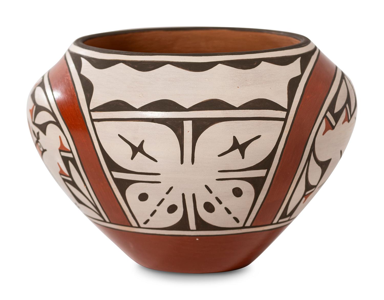 Polychrome Jar, with Birds