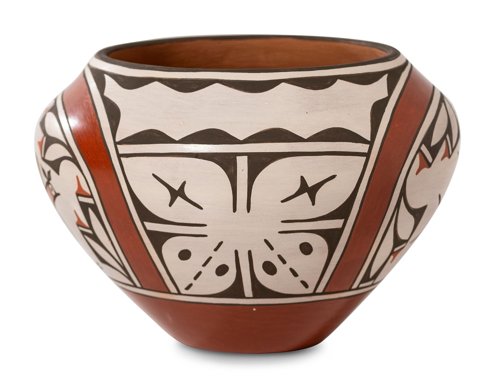 Polychrome Jar, with Birds