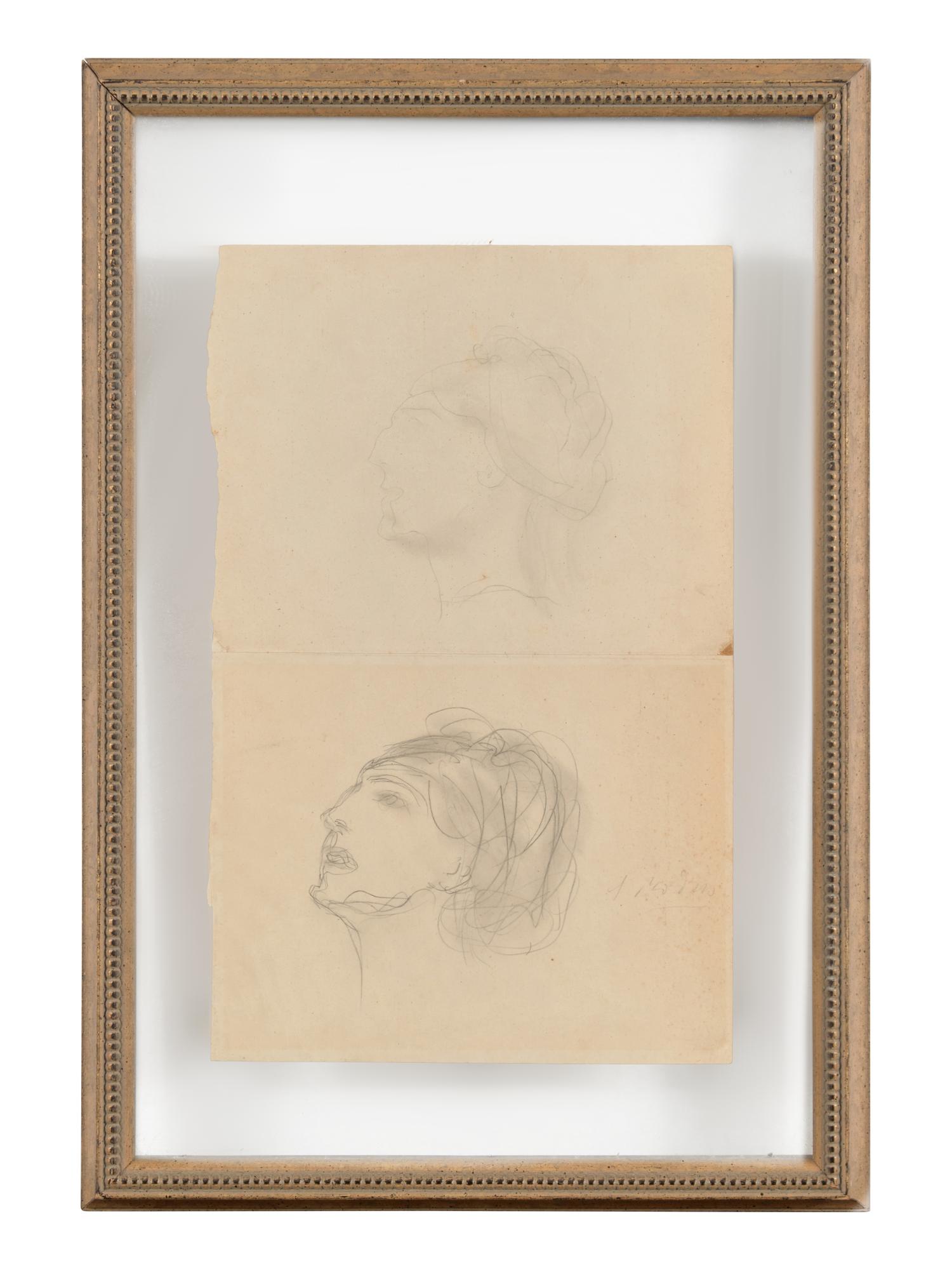 Études de Têtes (A Double-Sided Work)
